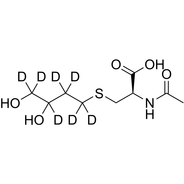 N-Acetyl-S-(3,4-dihydroxybutyl)-L-cysteine-d7 1240398-27-9